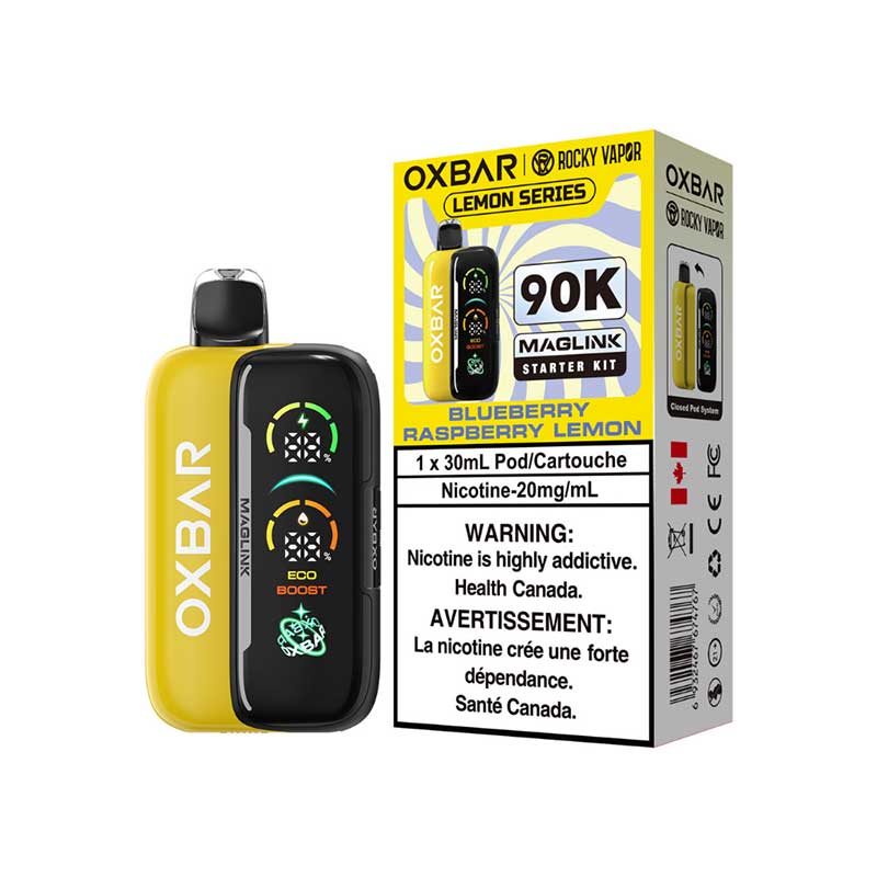 Oxbar Maglink Starter Kit - Lemon Series - Blueberry Raspberry Lemon (ON) - Bay Vape