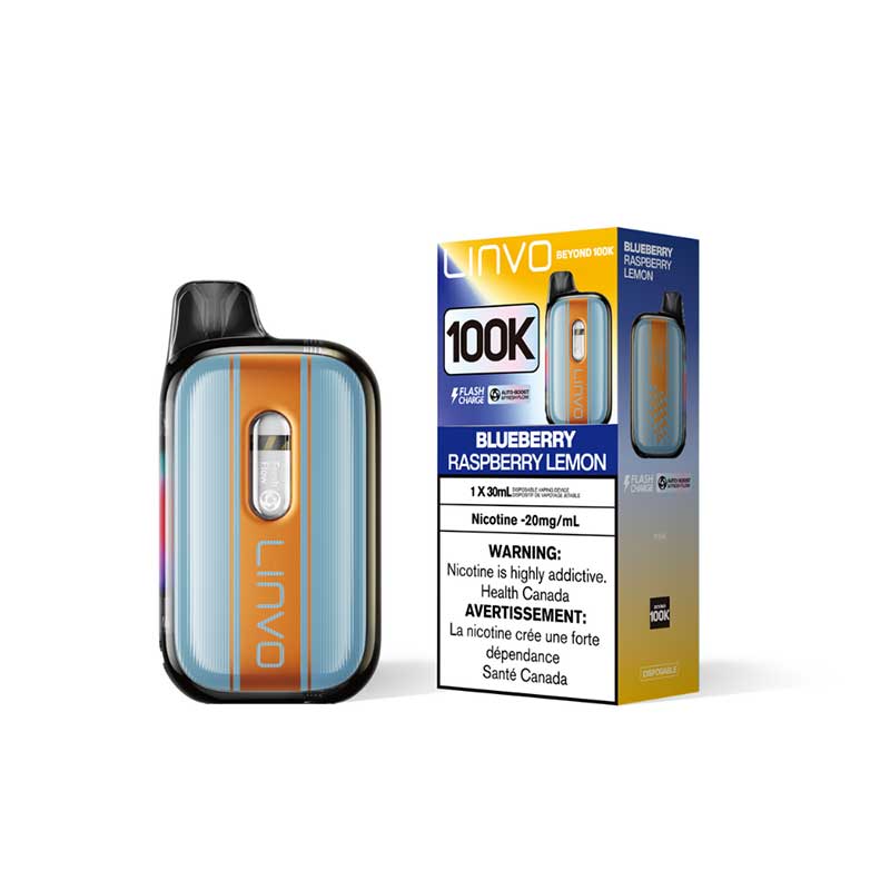 LINVO Beyond 100K Disposable - Blueberry Raspberry Lemon (ON) - Bay Vape