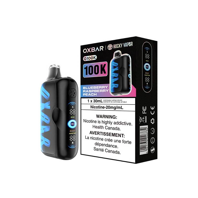OXBAR G100K Disposable - Blueberry Raspberry Peach - Bay Vape