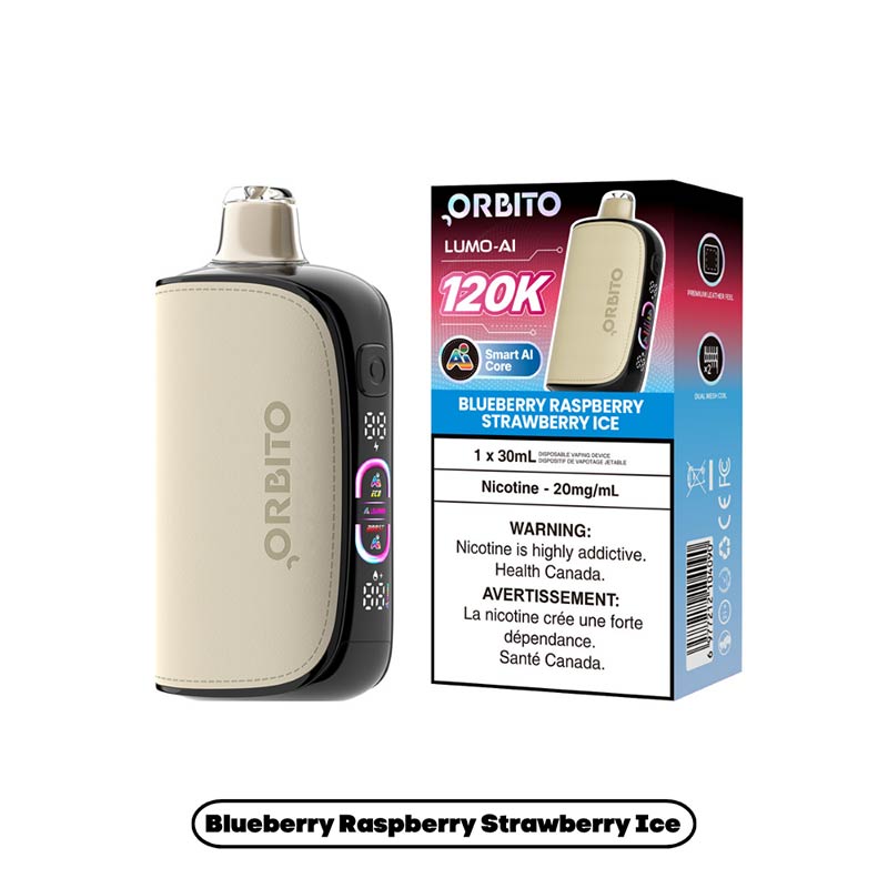 ORBITO Lumo-AI 120K Disposable - Blueberry Raspberry Strawberry Ice