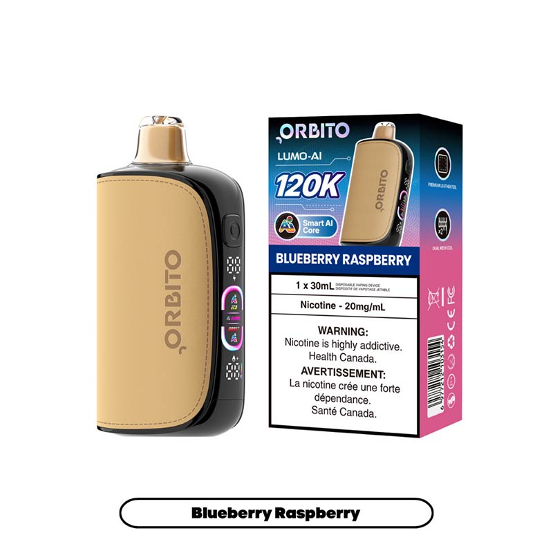 ORBITO Lumo-AI 120K Disposable - Blueberry Raspberry - Bay Vape