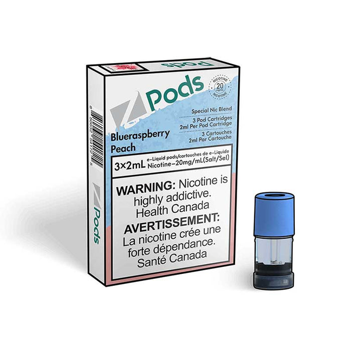 Z Pods - S Compatible - Blue Raspberry Peach (ON)