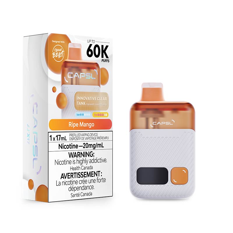 CAPSL 60K Disposable by Flavour Beast - Ripe Mango (MB) - Bay Vape