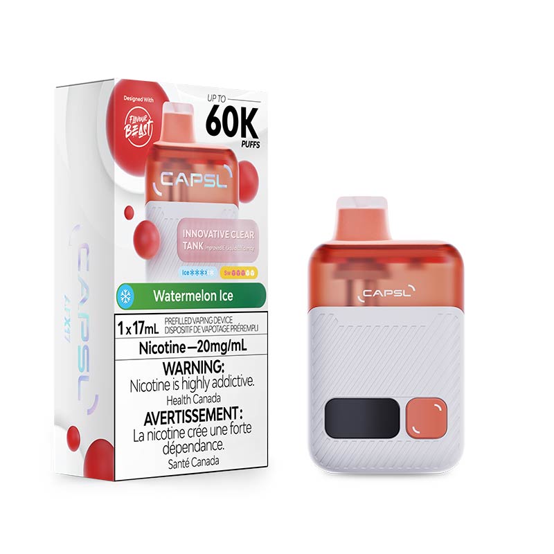 CAPSL 60K Disposable by Flavour Beast - Watermelon Ice (MB) - Bay Vape