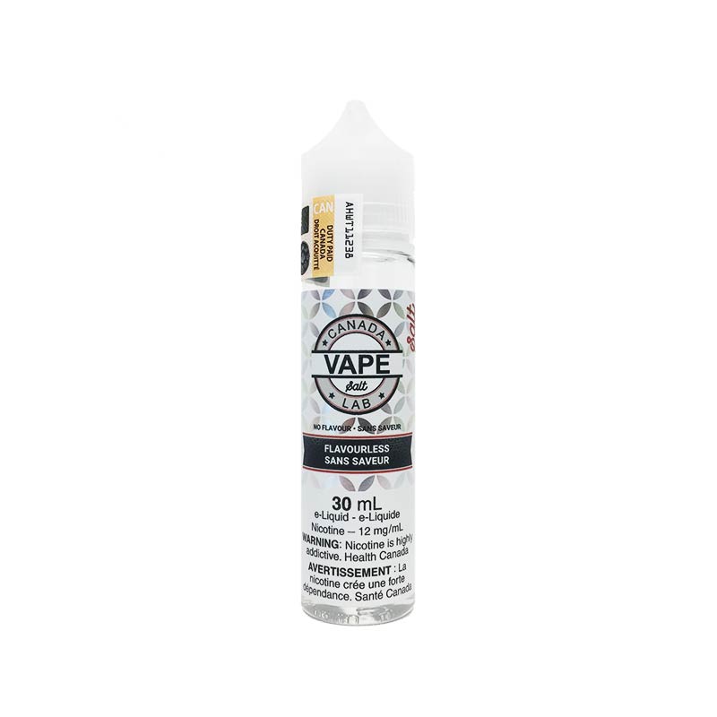 Flavourless by Canada Vape Lab Salt Juice (30mL/Big Bottle) (QC) - Bay Vape