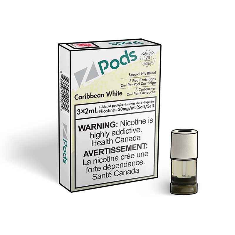Z Pods - S Compatible - Caribbean White - Bay Vape Canada