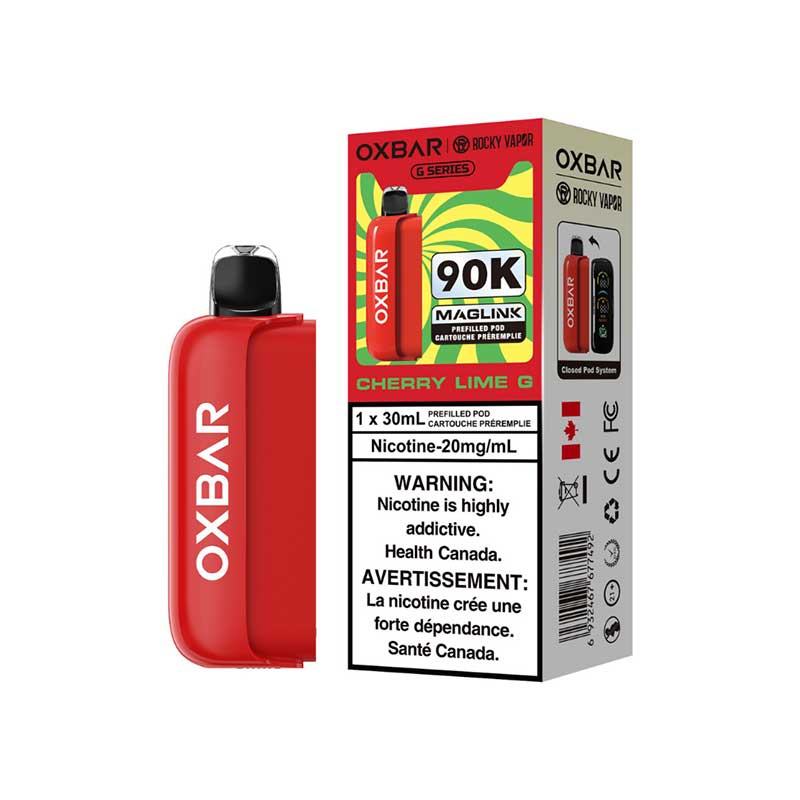 Oxbar Maglink Pre-Filled Pod - G Series - Cherry Lime G (ON) - Bay Vape