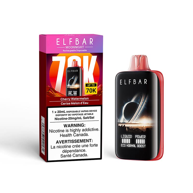 ELF Bar MoonNight 70K Disposable - Cherry Watermelon - Bay Vape