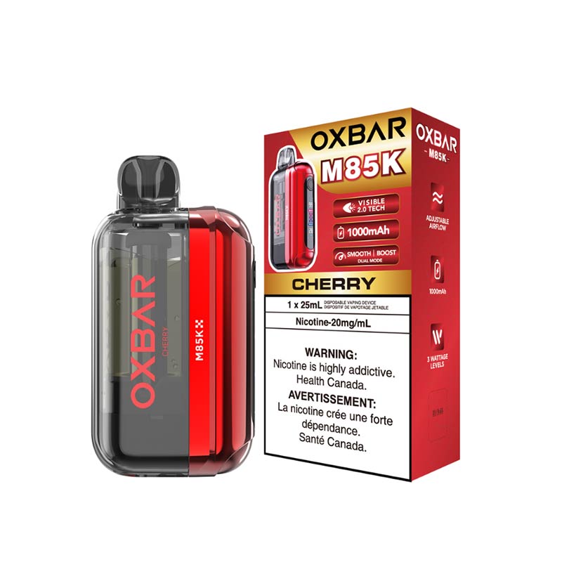 OXBAR M85K Disposable - Cherry (ON) - Bay Vape