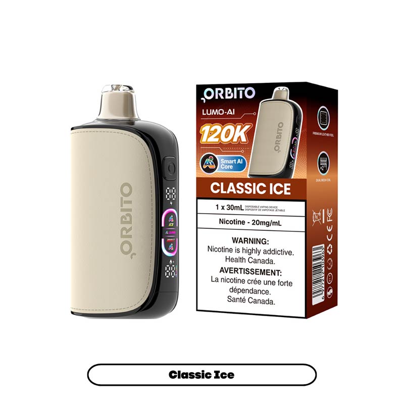 ORBITO Lumo-AI 120K Disposable - Classic Ice (MB) - Bay Vape