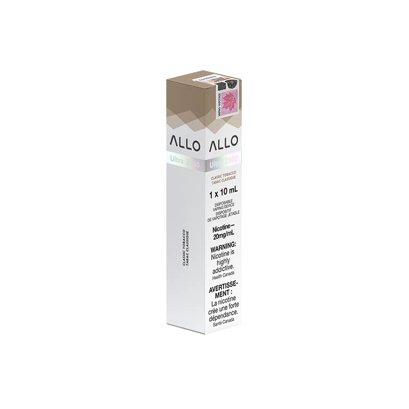 ALLO Ultra 2500 Disposable Vape - Classic Tobacco (ON)