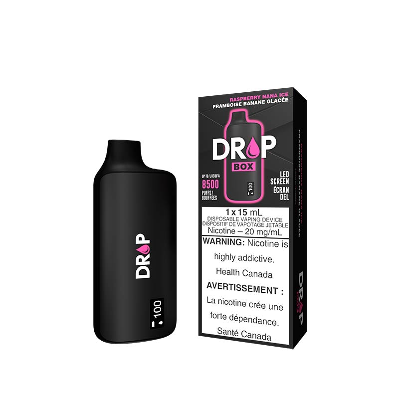 DROP BOX Disposable - Raspberry Nana Ice - Bay Vape Canada