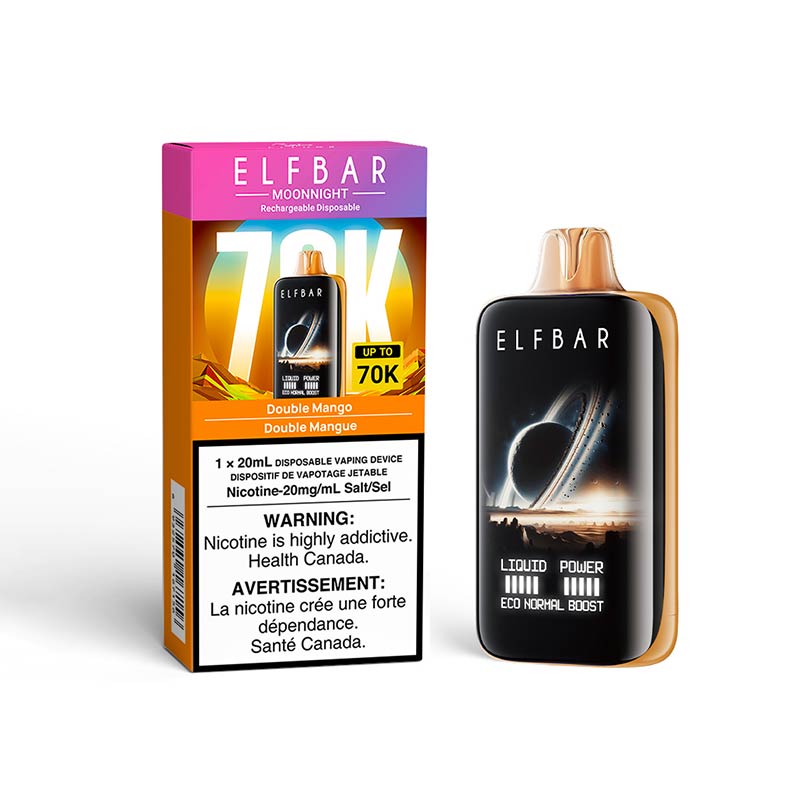 ELF Bar MoonNight 70K Disposable - Double Mango (ON) - Bay Vape