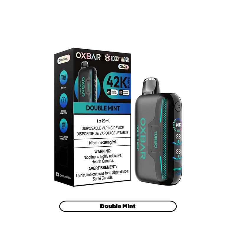OXBAR G42K Disposable - Double Mint (ON) - Bay Vape