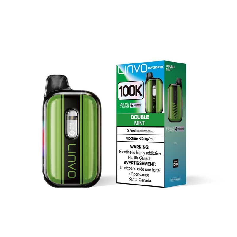LINVO Beyond 100K Disposable - Double Mint (AB) - Bay Vape