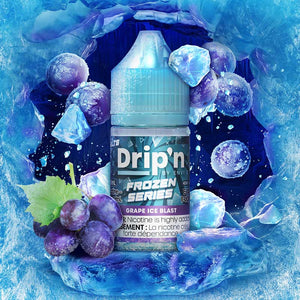 Drip'n by Envi Frozen Salt Juice - Grape Ice Blast