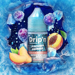 Drip'n by Envi Frozen Salt Juice - Peach Blue Razz Ice Blast (ON) - Bay Vape