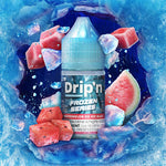 Drip'n by Envi Frozen Salt Juice - Watermelon CG Ice Blast (ON) - Bay Vape
