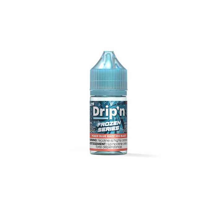 Drip'n by Envi Frozen Salt Juice - Peach Blue Razz Ice Blast (ON)