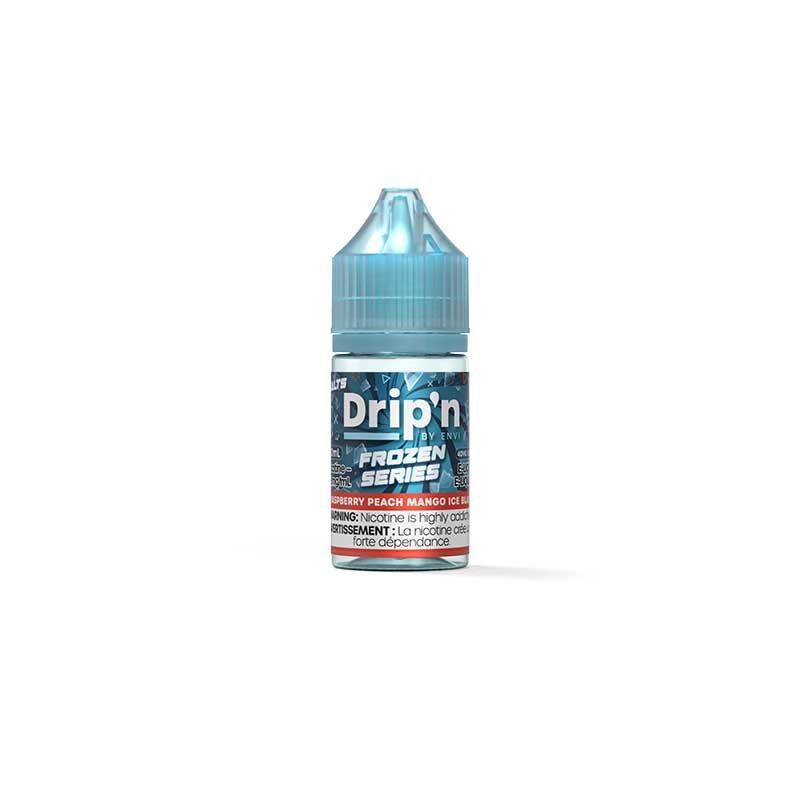 Drip'n by Envi Frozen Salt Juice - Raspberry Peach Mango Ice Blast (ON) - Bay Vape