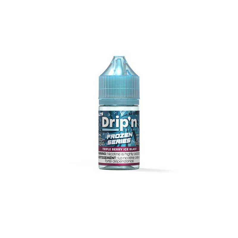 Drip'n by Envi Frozen Salt Juice - Triple Berry Ice Blast (ON) - Bay Vape