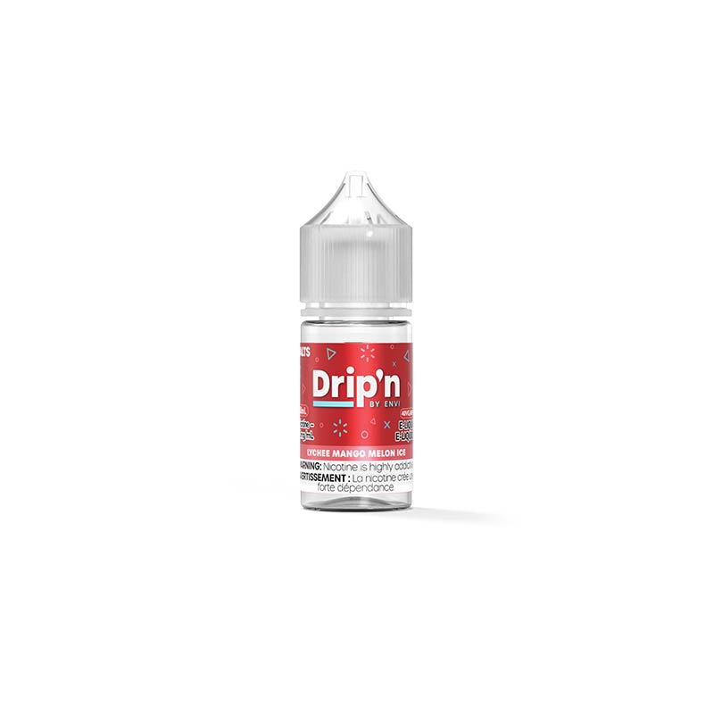 Drip'n by Envi Salt Juice - Lychee Mango Melon Ice (MB) - Bay Vape