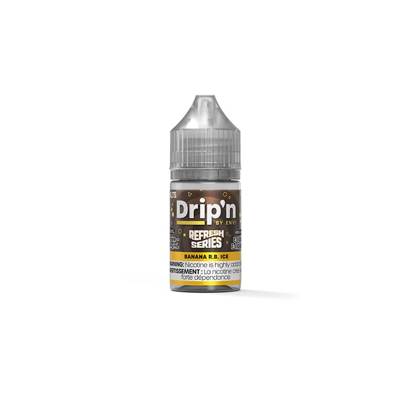 Drip'n by Envi Refresh Salt Juice - Banana R.B. Ice (ON)