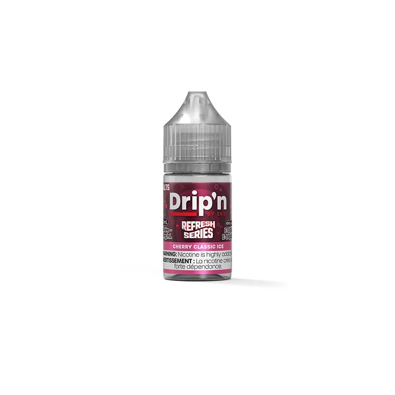 Drip'n by Envi Refresh Salt Juice - Cherry Classic Ice (ON) - Bay Vape