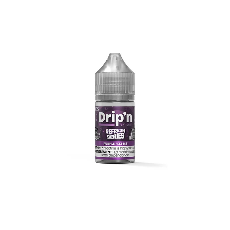 Drip'n by Envi Refresh Salt Juice - Purple Fizz Ice (MB)