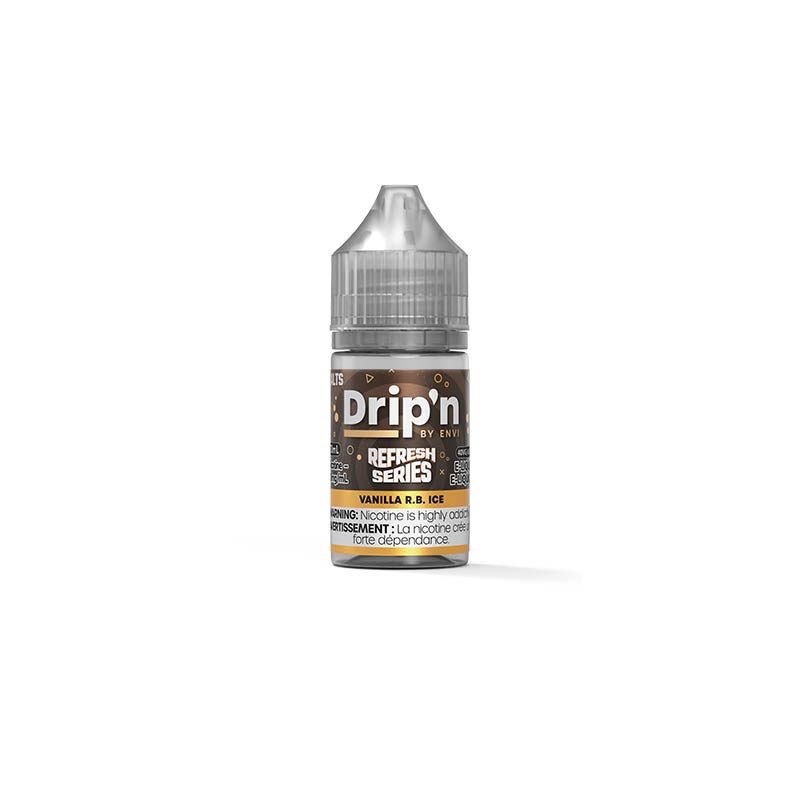 Drip'n by Envi Refresh Salt Juice - Vanilla R.B. Ice (AB) - Bay Vape
