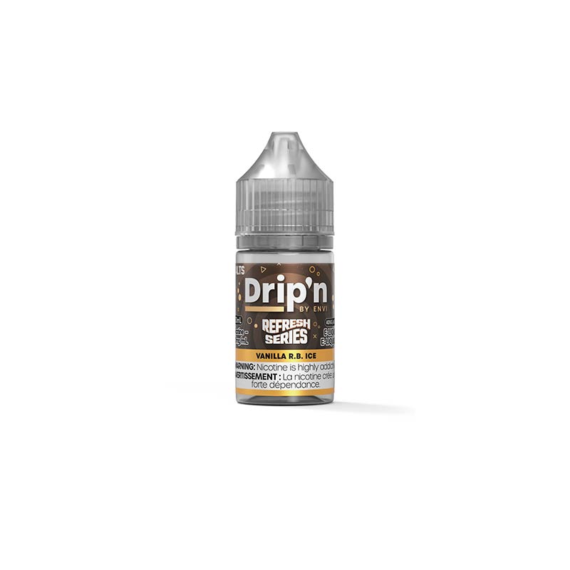 Drip'n by Envi Refresh Salt Juice - Vanilla R.B. Ice (ON)