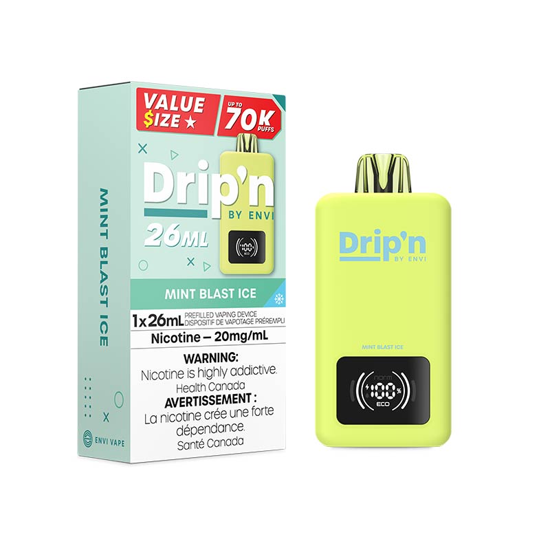 Drip'n by Envi 26ML Disposable - Mint Blast Ice (ON) - Bay Vape