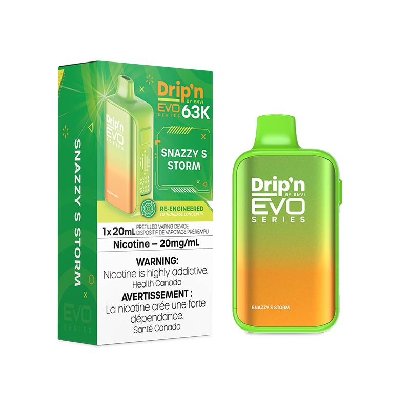 Drip'n by Envi EVO Series 63K Disposable - Snazzy S Storm (ON) - Bay Vape
