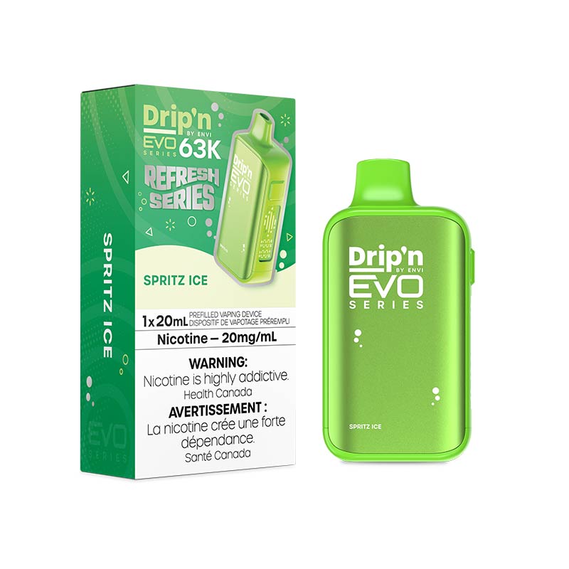 Drip'n by Envi EVO Series 63K Disposable - Spritz Ice (ON) - Bay Vape