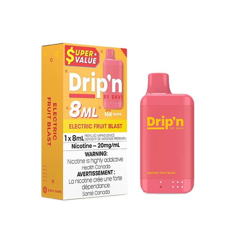 Drip'n by Envi 8ML Disposable - Electric Fruit Blast (ON) - Bay Vape