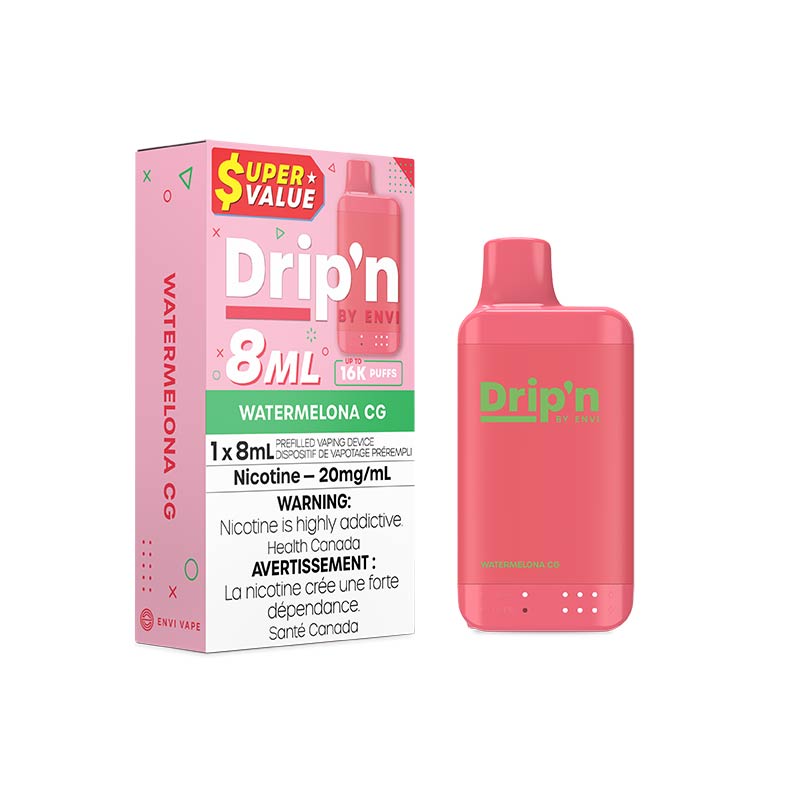 Drip'n by Envi 8ML Disposable - Watermelona CG (AB) - Bay Vape