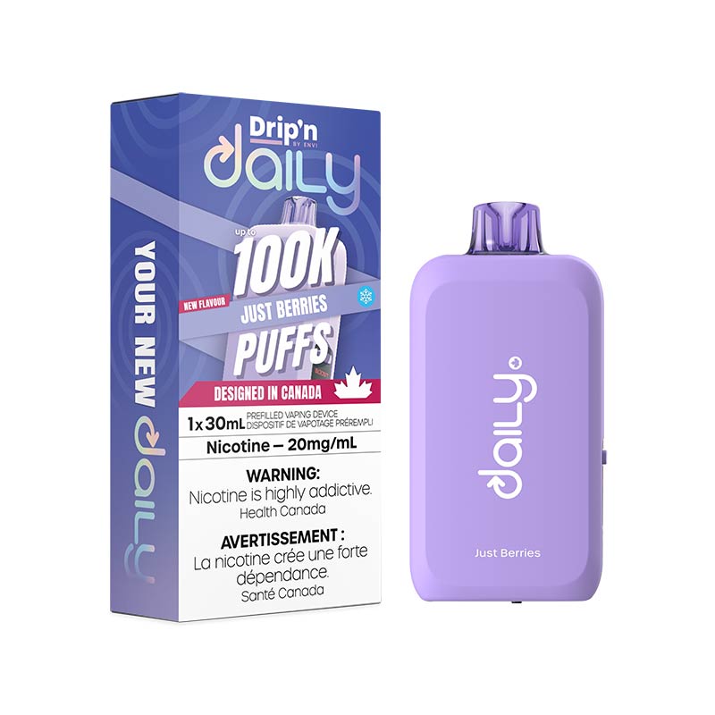 Drip'n by Envi Daily 100K Disposable - Just Berries (ON)