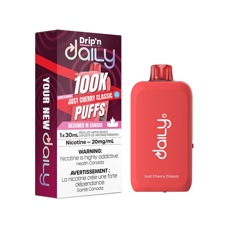 Drip'n by Envi Daily 100K Disposable - Just Cherry Classic (ON)