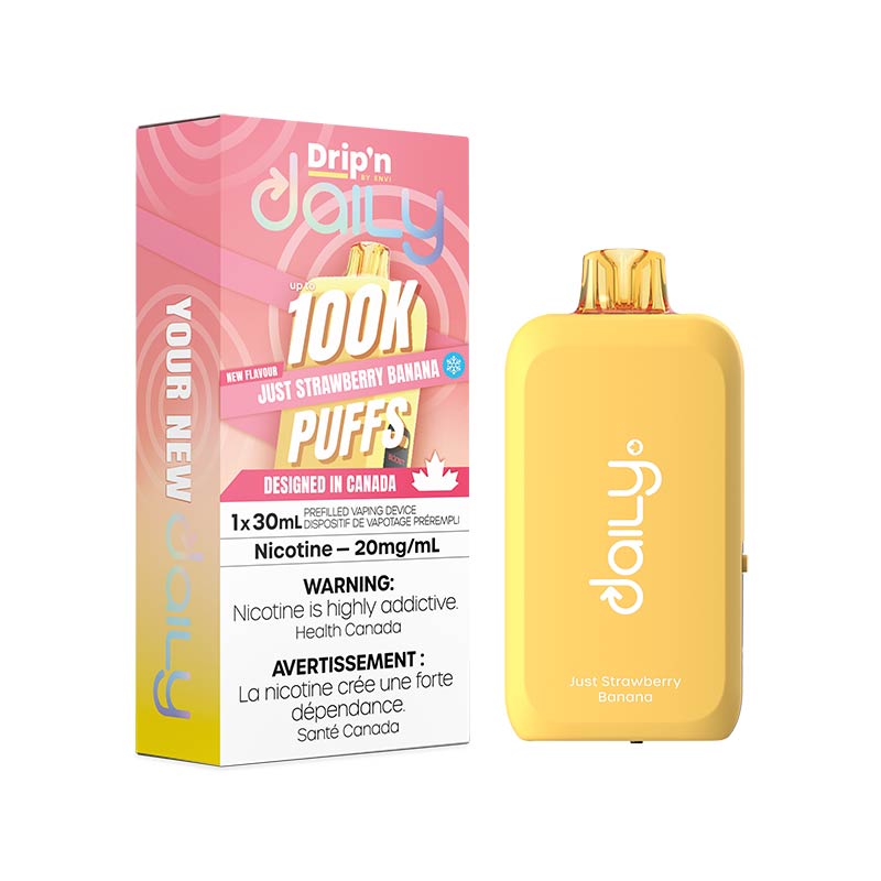 Drip'n by Envi Daily 100K Disposable - Just Strawberry Banana (ON)