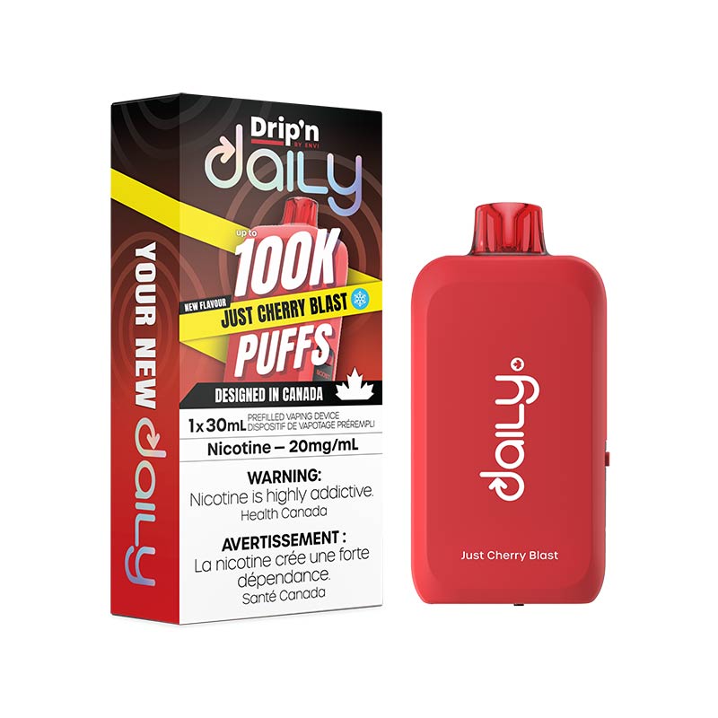 Drip'n by Envi Daily 100K Disposable - Just Cherry Blast (MB) - Bay Vape