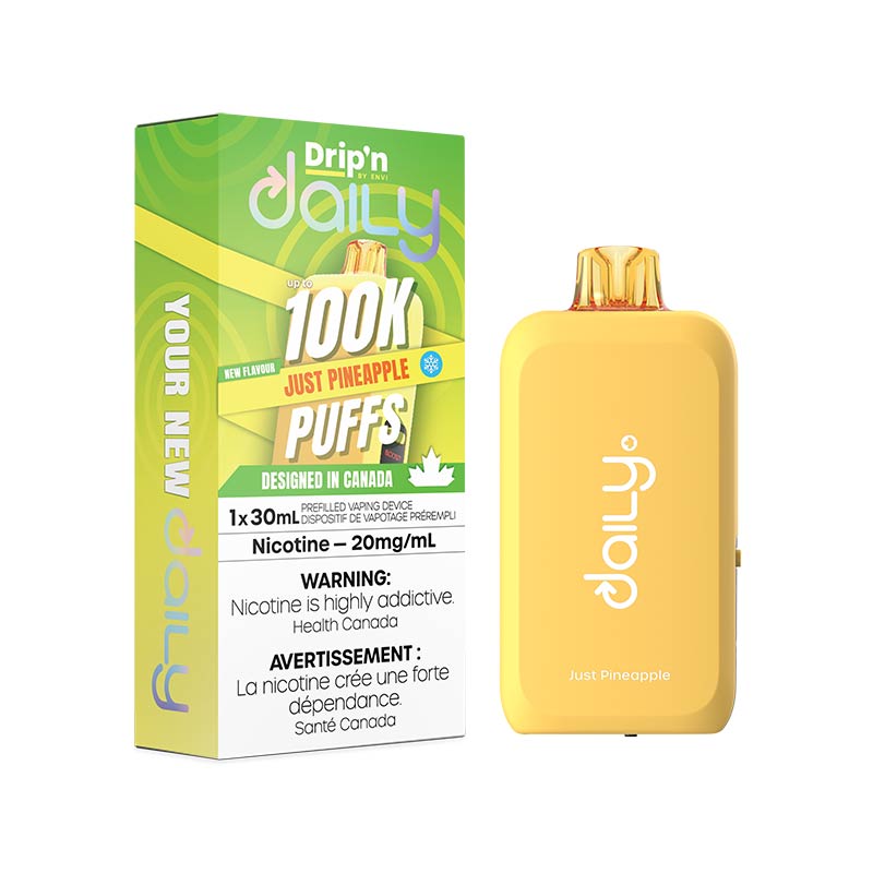 Drip'n by Envi Daily 100K Disposable - Just Pineapple (MB) - Bay Vape