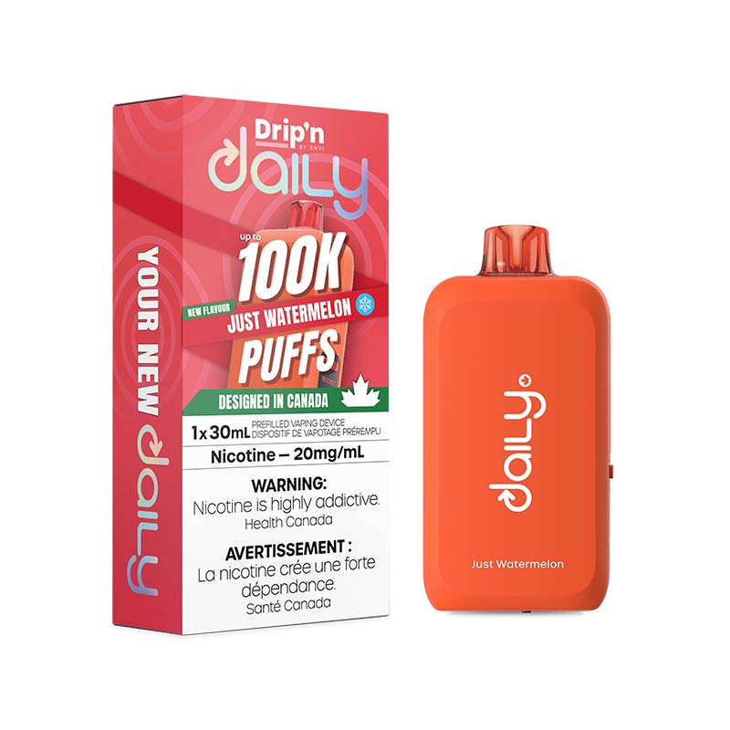 Drip'n by Envi Daily 100K Disposable - Just Watermelon (MB) - Bay Vape