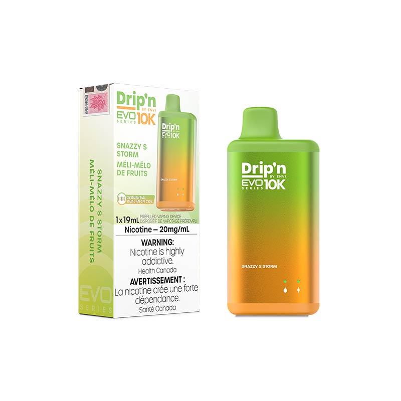 Drip'n by Envi EVO Series 10K Disposable - Snazzy S Storm - Bay Vape Canada