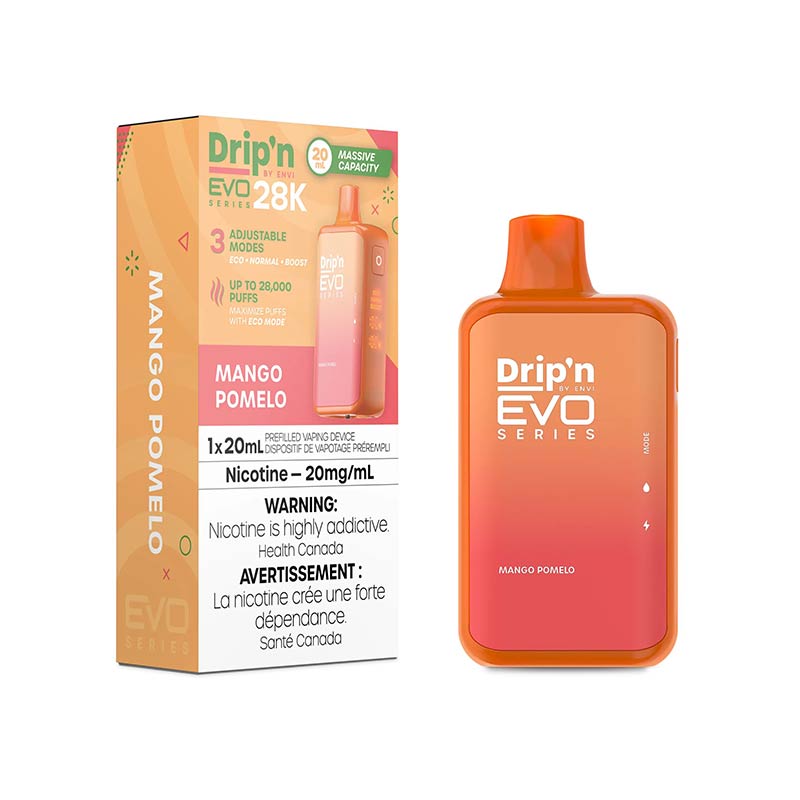 Drip'n by Envi EVO Series 28K Disposable - Mango Pomelo (ON) - Bay Vape