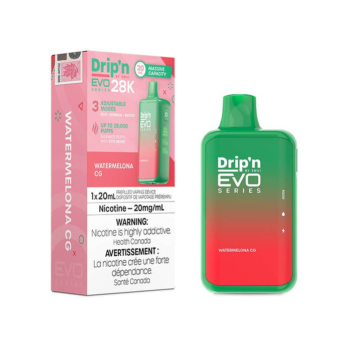 Drip'n by Envi EVO Series 28K Disposable - Watermelon CG