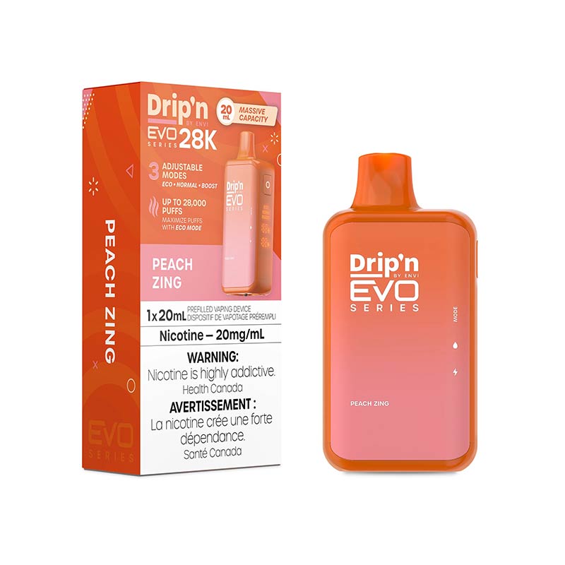 Drip'n by Envi EVO Series 28K Disposable - Peach Zing