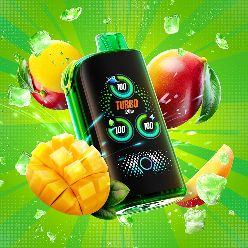 Drip'n by Envi x Fasta Blast 30K Disposable Sour Series - Double Mango Ice (Sour) (ON) - Bay Vape