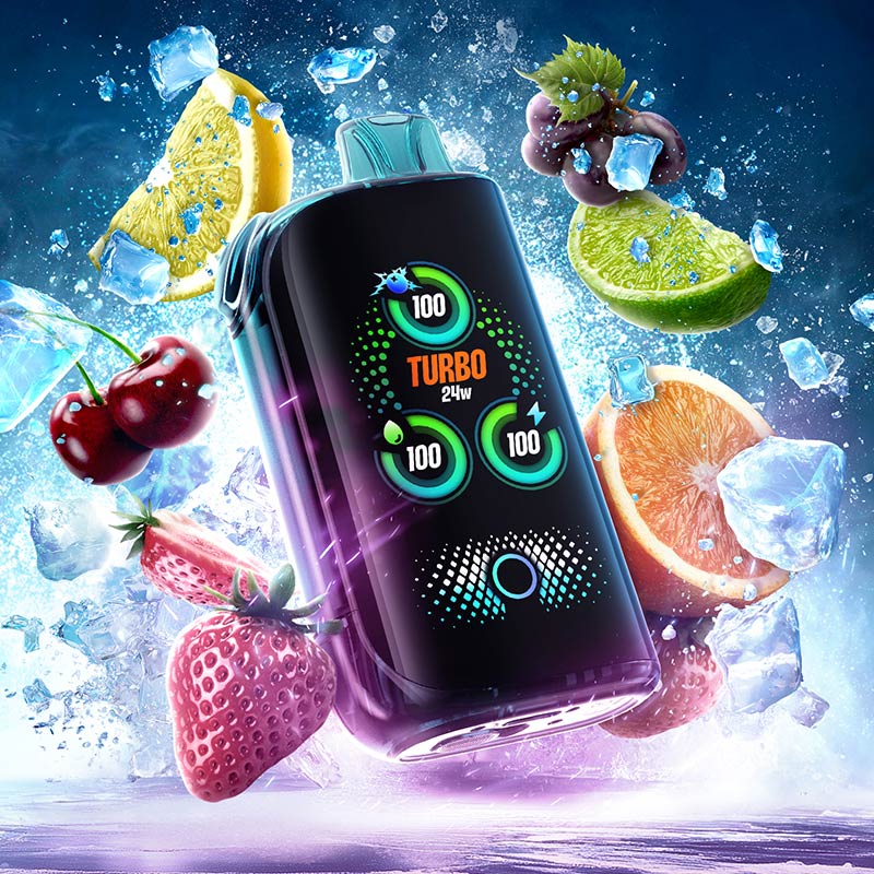 Drip'n by Envi x Fasta Blast 30K Disposable - Electric Fruit Blast Ice (ON) - Bay Vape