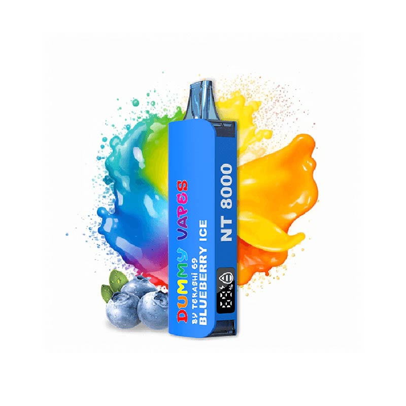 Dummy Vapes 8000 Puffs Disposable - Blueberry Ice - Bay Vape Canada