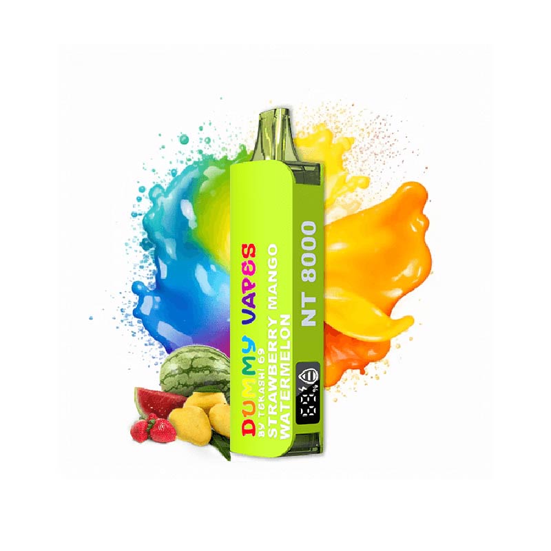 Dummy Vapes 8000 Puffs Disposable - Strawberry Mango Watermelon - Bay Vape Canada